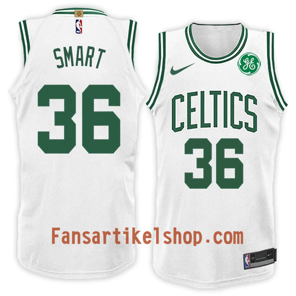 NBA Boston Celtics Trikot Marcus Smart 36 Nike 2017-18 Weiß Swingman - Herren NBA Boston Celtics Trikot Marcus Smart 36 Nike 2017-18 Weiß Swingman - Herren